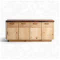 Wooden sideboard storage cabinet with five drawers 120 x 50 x 75cm